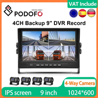 Podofo 4CH AHD Backup Camera System With 9\