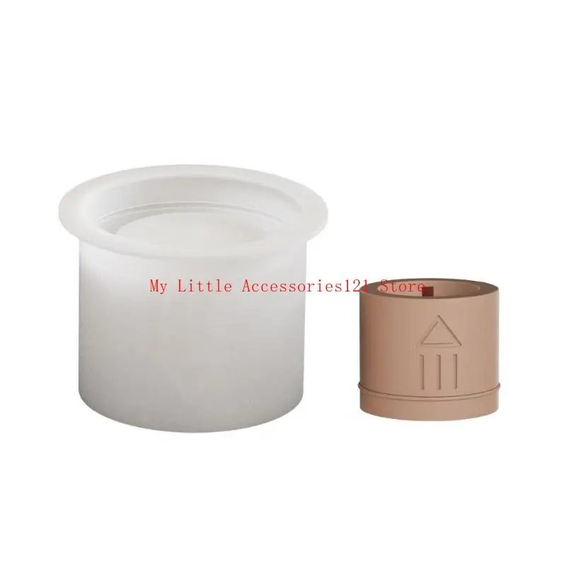 

Easy to Clean Silicone Mold Round Crafting Supplies Holders Moulds