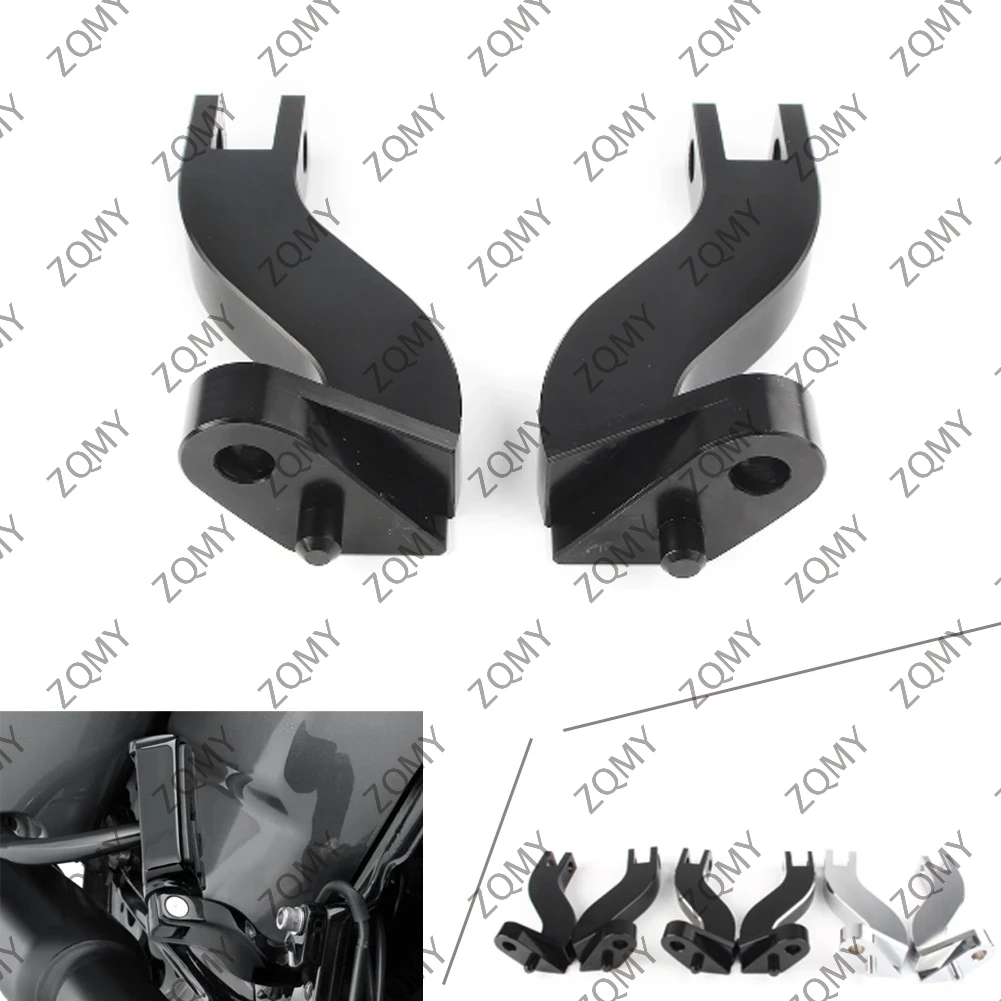 

10mm Passenger Rear Foot Peg Mount Kits For Harley Touring 1993-2016 FLHT FLHR FLTR FLHX CVO Street Glide Road Glide Road King