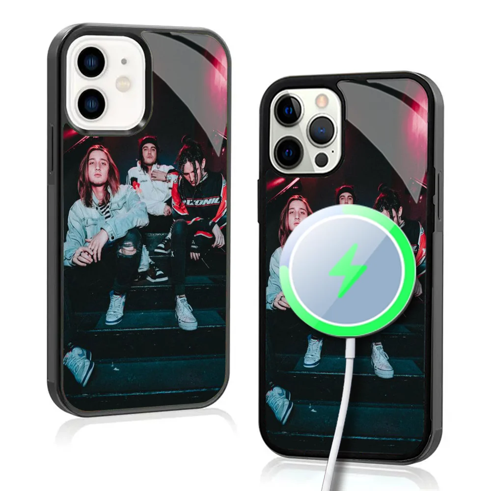 Chase Atlantic Music Group Phone Case For IPhone 16 15 Pro Max Case 14 Plus 13 12 11 Magesafe Magnetic Wireless Charge Cover