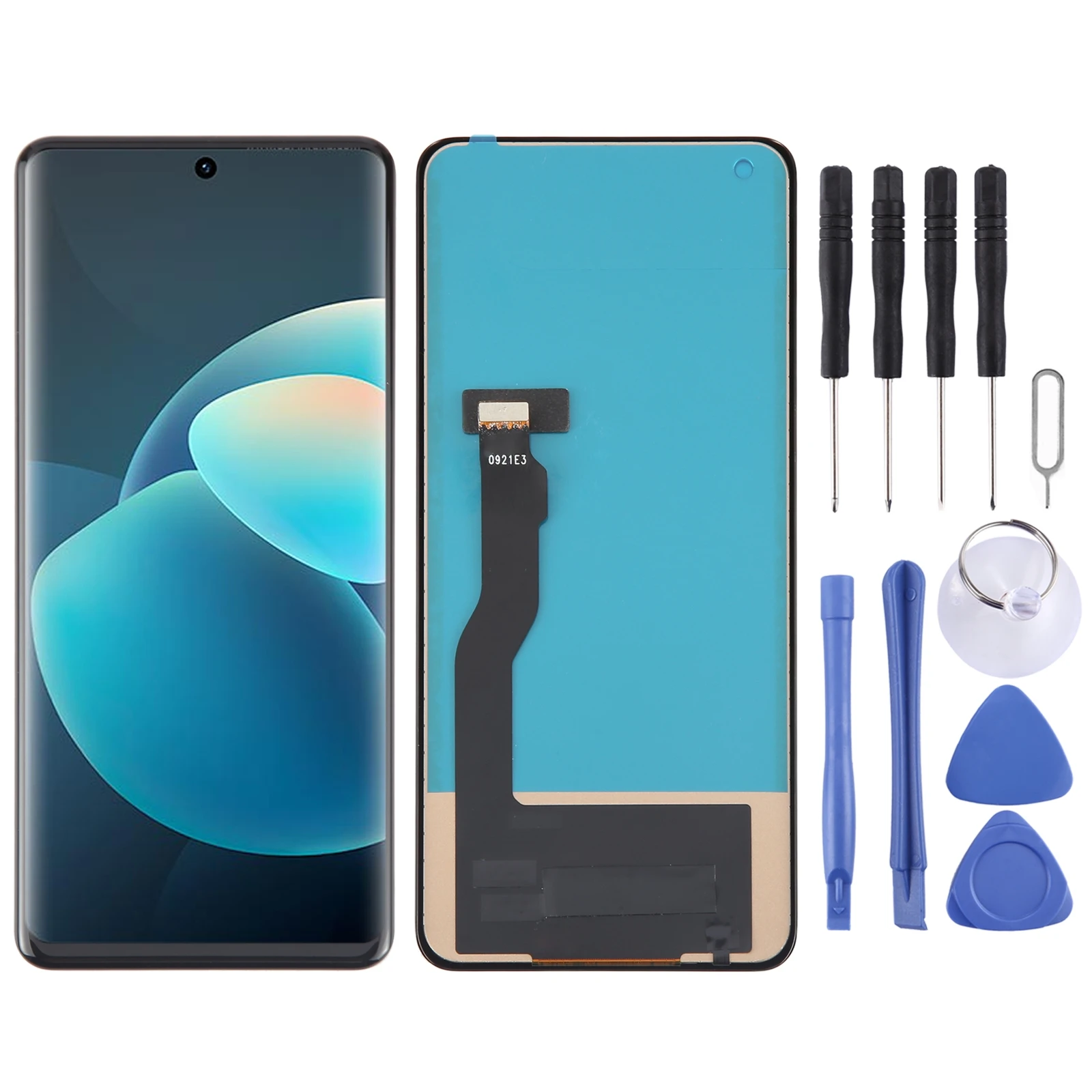 vivo X60 Pro TFT Material Original LCD Screen with Digitizer Full Assembly LCD Display Touch Screen Digitizer
