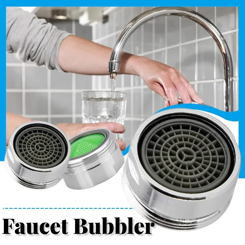 

Аэратор для смесителя с наружной резьбой 24 мм и прокладкой, сменное крепление для раковины для кухни и ванной комнаты, фильтр для смесителя для длительного использования, рот