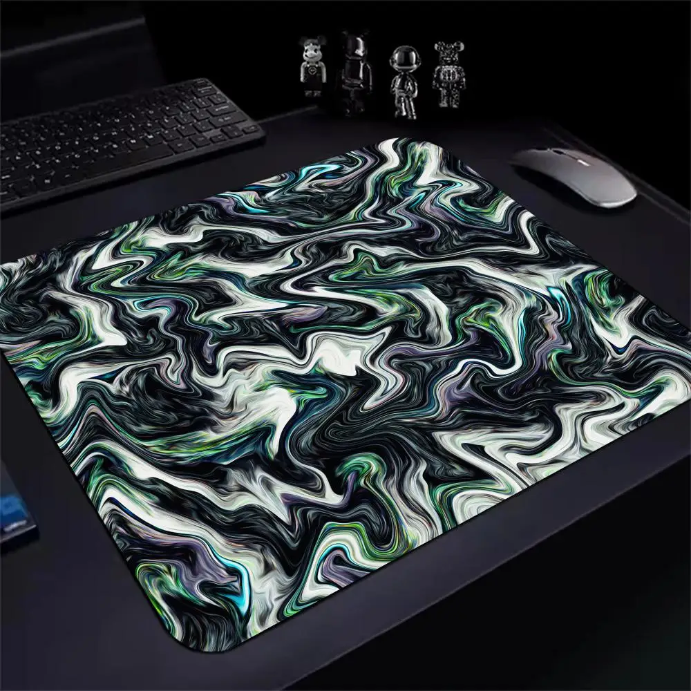 

Strata Liquid Art Small Mouse Pad Computer Laptop Anime Keyboard Mice Mat 40x45cm Rubber Office Carpet PC Decoracion Deskmat