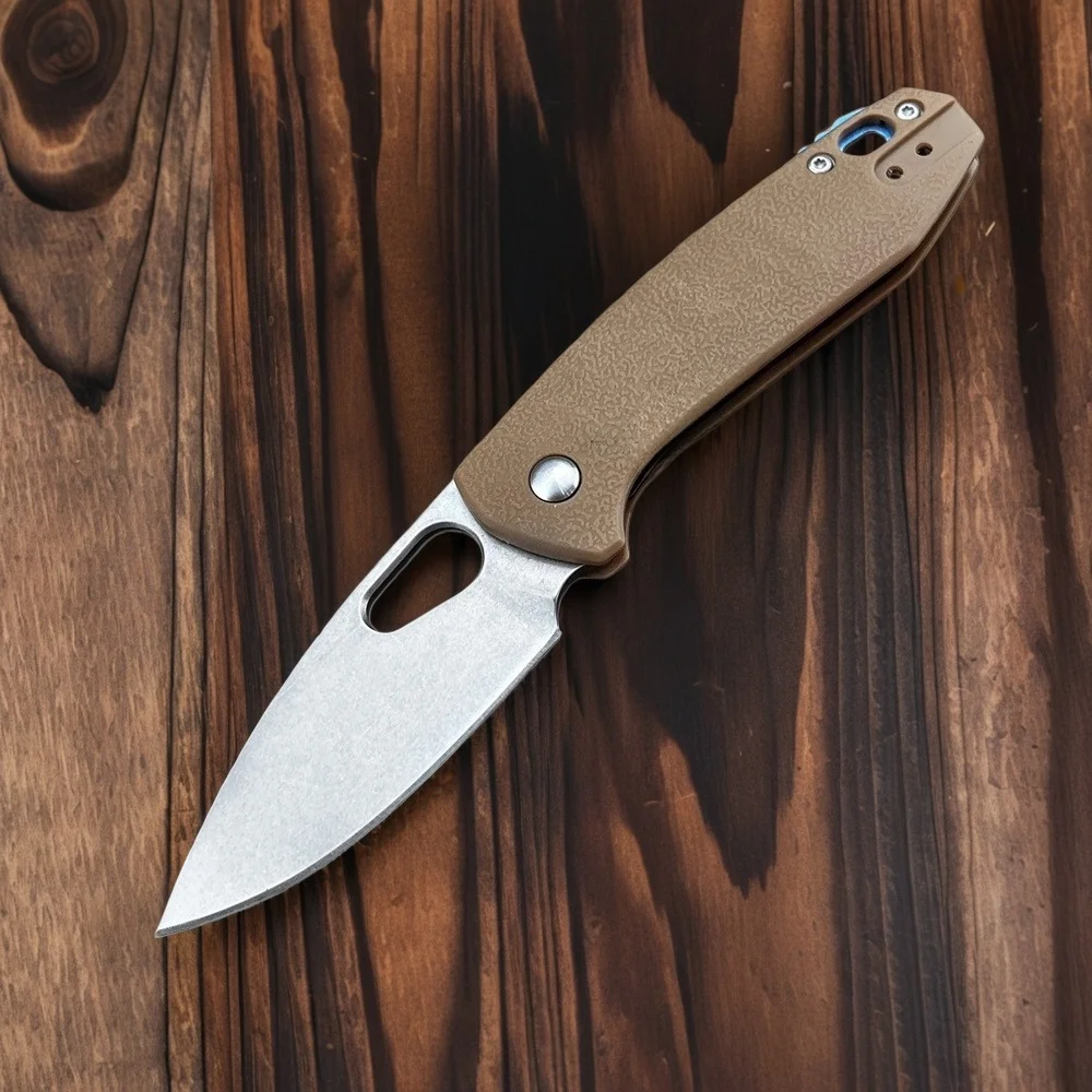 

5390 Тактический складной нож 8Cr13MoV Blade G10 Прочная ручка Открытый Охота Рыбалка Кемпинг Туризм Многофункциональный инструмент