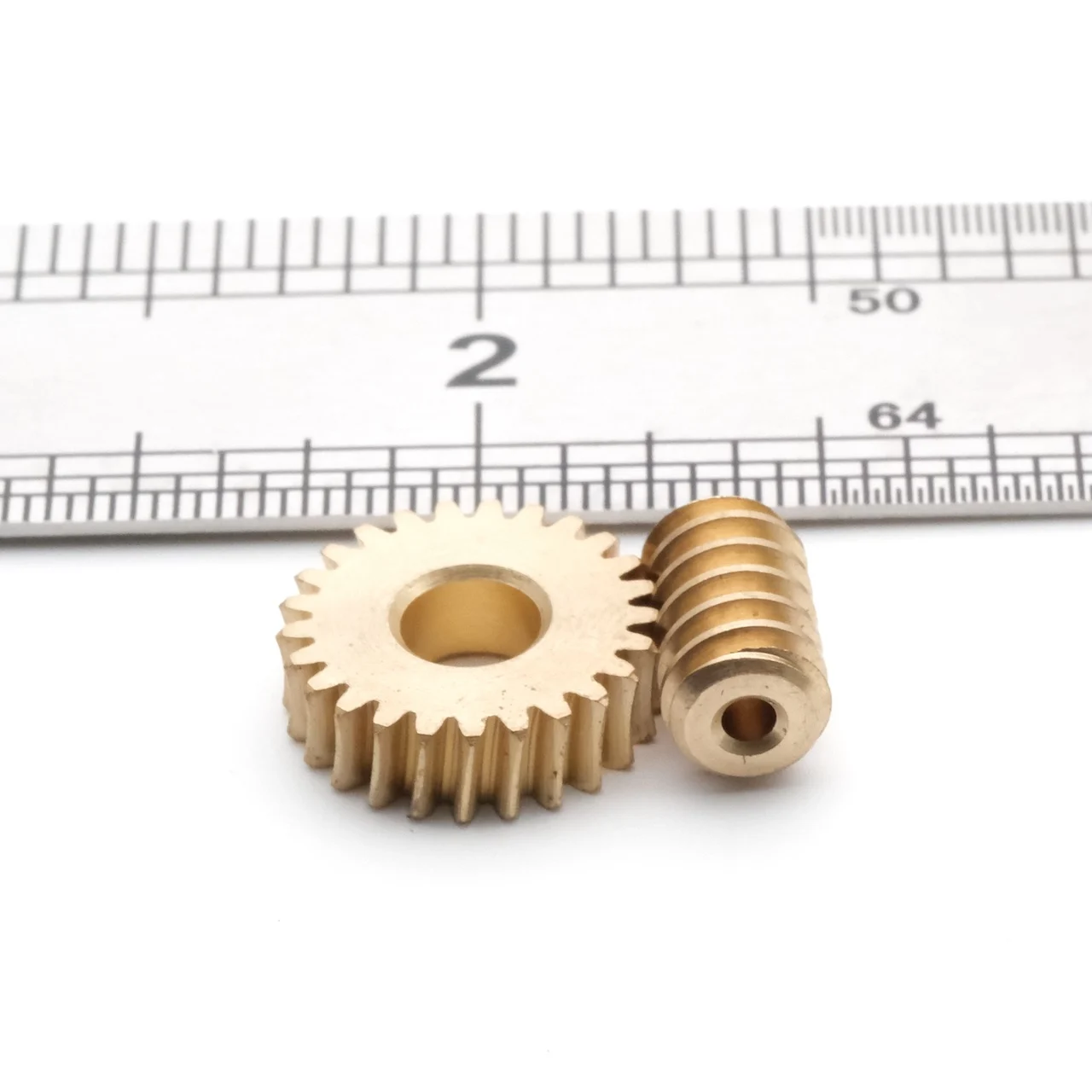 Micro Low-noise Copper Turbine Worm Gear 1:25 Electric Lift Intelligent Lock 0.5M 25 Teeth 1.98mm/2.3mm/2.98mm/3.15mm Worm Wheel