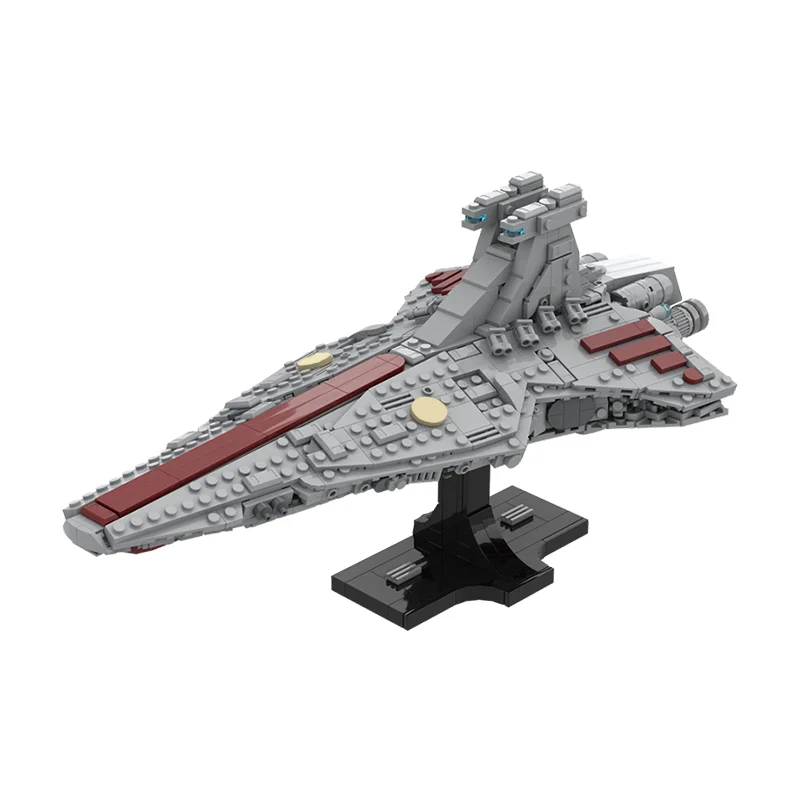 1143PCS MOC Interstellar Space Cruiser Model Adventure Futuristic Collector Buildable Design Brick Display Collection Toy Gift