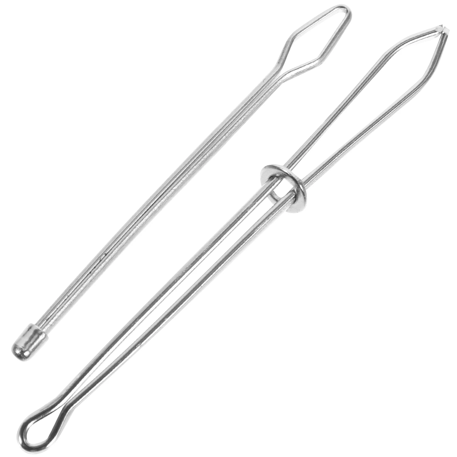 

2 Pcs Drawstring Threader Premium Yarn Threading Tool Lace up Stringing Sewing Inserter Multifunctional Craft Work Household