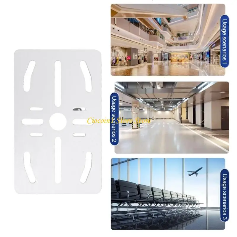 A3PC Stable Steel Plate Mounting Bracket Holder Stand For Easy Installation Of Surveillances Cameras And Devices