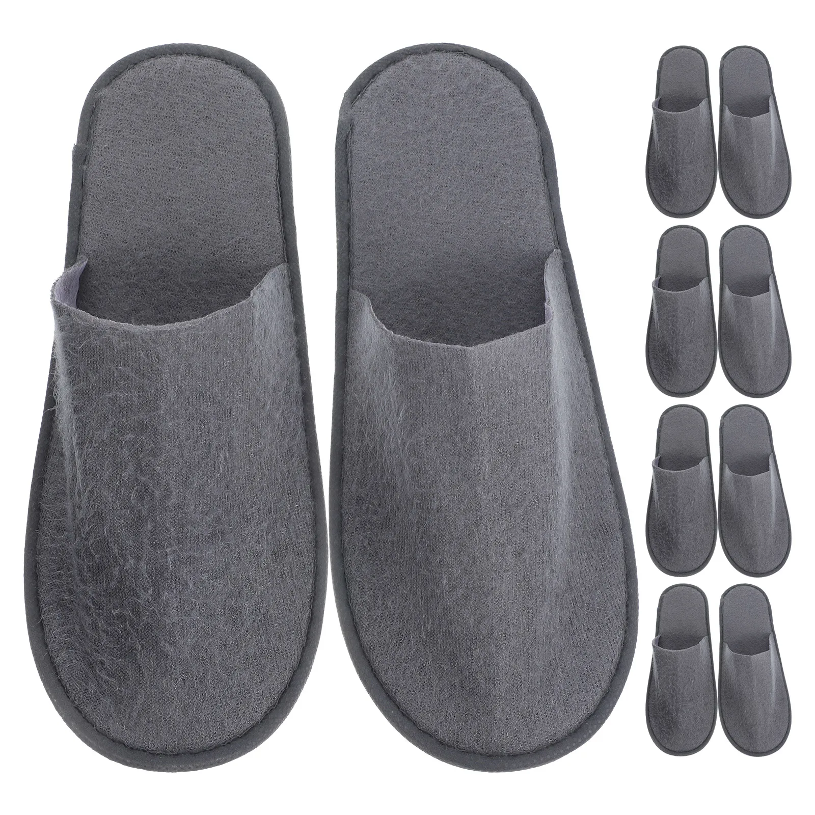 

10 Pairs Hotel Disposable Slippers Non-skid Slippers Home Summer Slippers