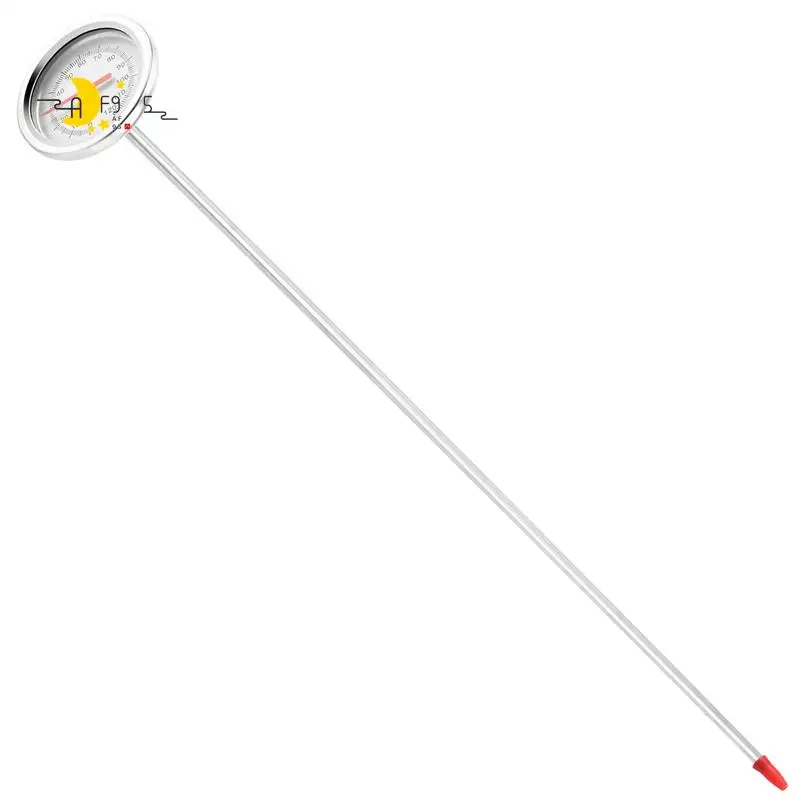 

AF95-Compost Soil Thermometer 20 Inch 50 Cm Length Premium Food Grade Stainless Steel Measuring Probe