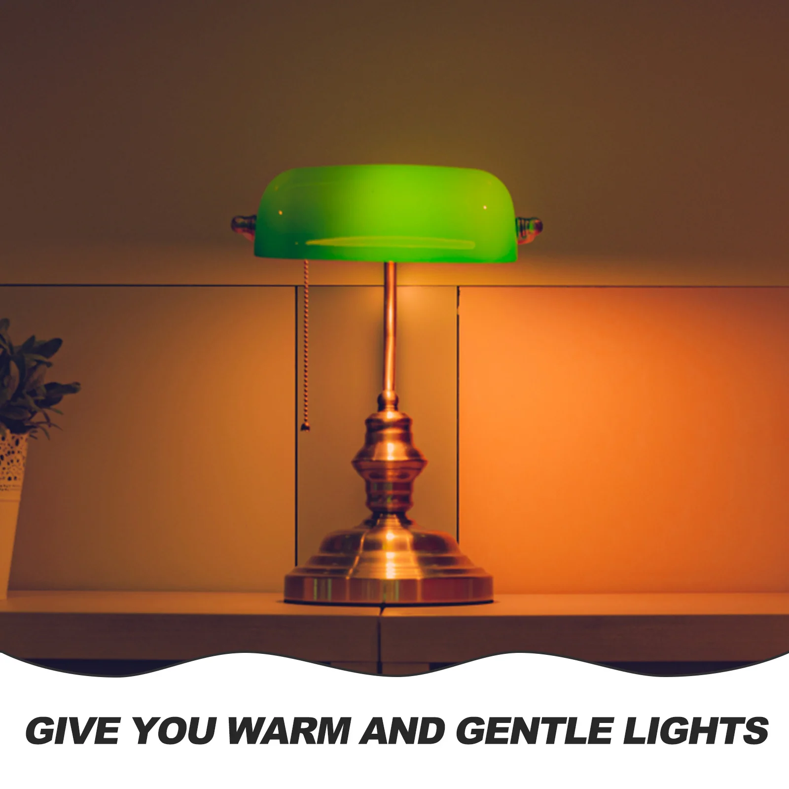 

2Pcs Plastic Lampshade for Vintage Desk Lamp Replacement Table Lamp Shade Cover Decorative Light Diffuser Home Bedroom Decor