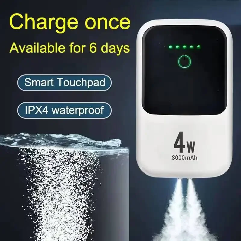 1.5/3/4WUltra-quiet Aquarium USB Charging Oxygen Pump Air Compressor Fish Oxygen Tank Pump Single Double Outlet with Check Valve
