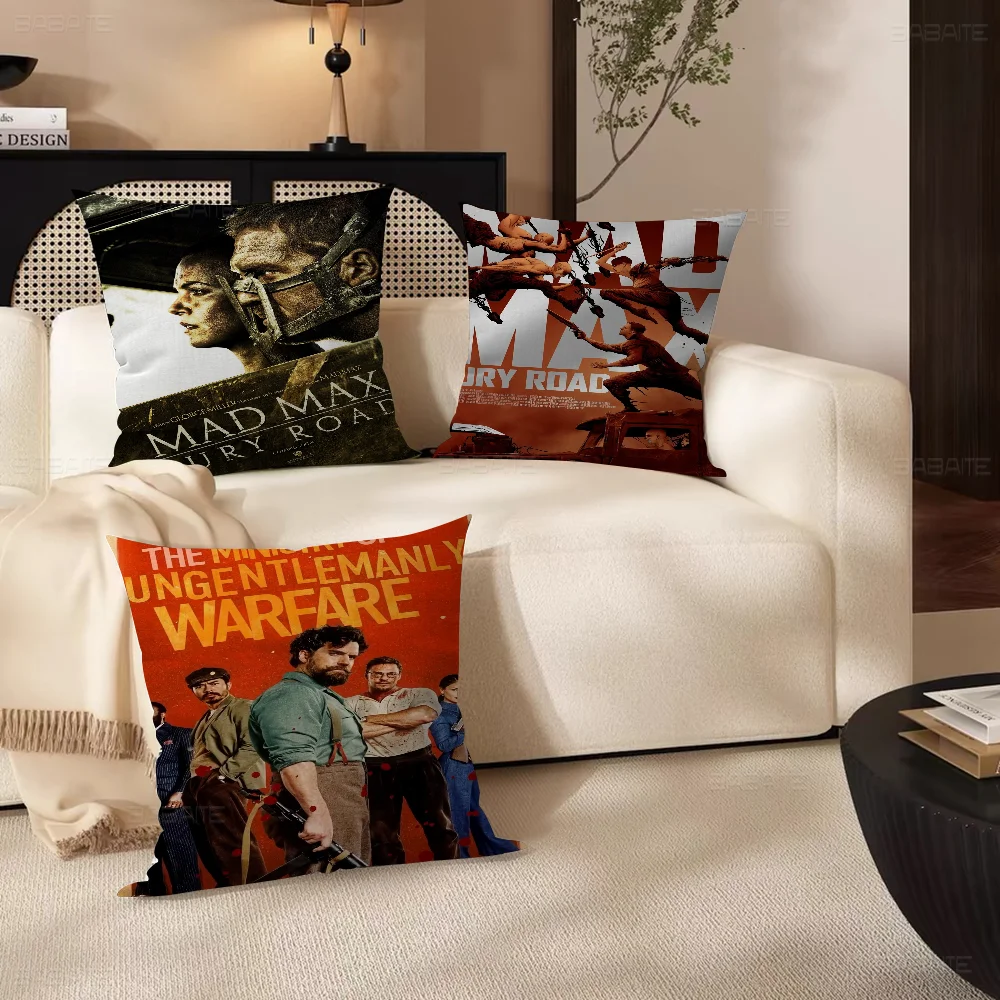 F-Furiosa A Mad Max S-Saga Pillow Gift Home Office Decoration Pillow Bedroom Sofa Car Cushion CoverPillow Case