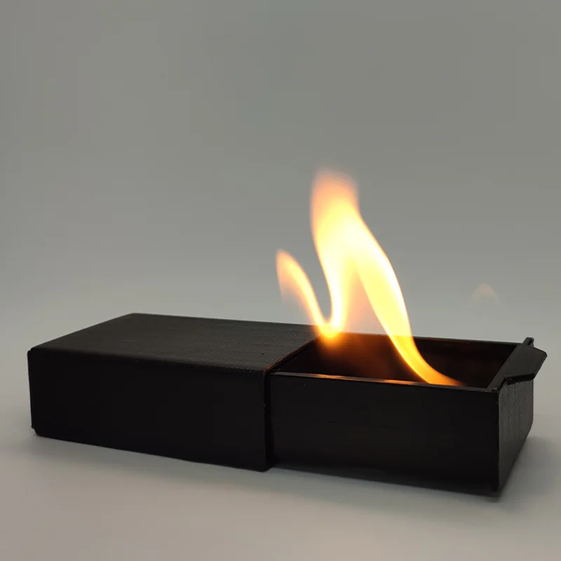 

Fire Magic Box Magic Tricks Flame Appearing From Empty Drawer Ring Production Magia Close Up Illusions Gimmicks Mentalism Props