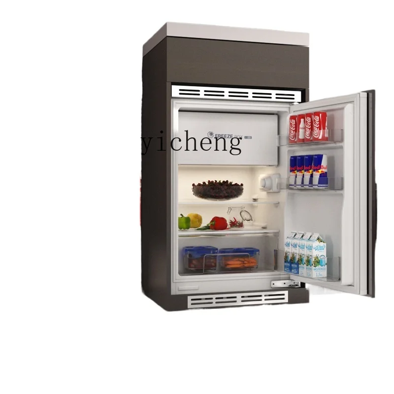 

Tqh Fully Embedded Horizontal Undercounter Cabinet Ultra-Thin Household Hidden Embedded Short Refrigerator