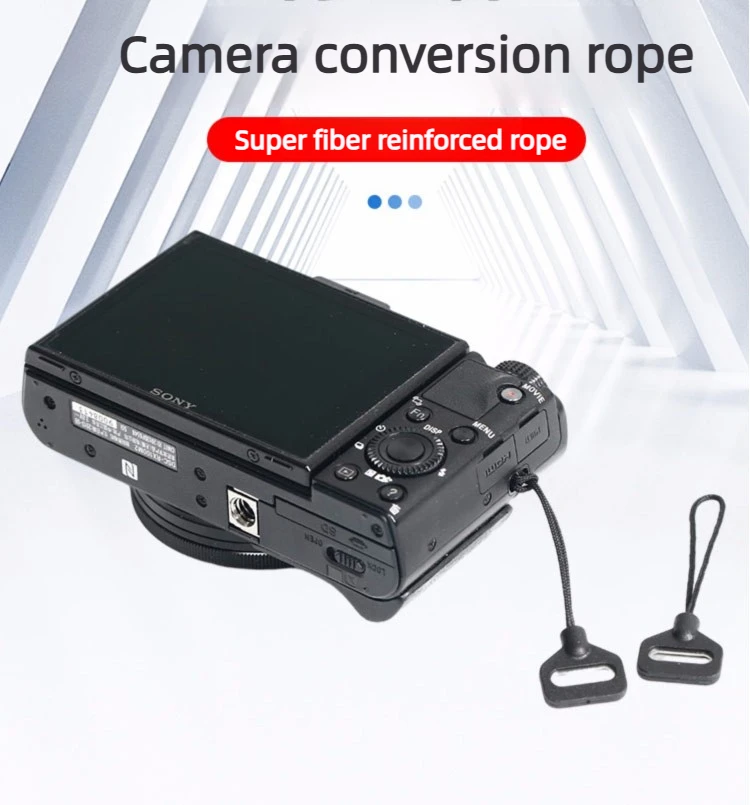 Quick Release Camera Strap Conversion Buckle Connector Rope For Sony RX100 M6 M7 Ricoh Fuji Mirrorless Camera