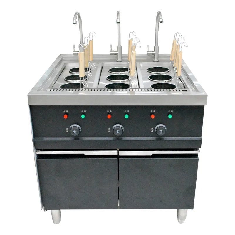 

Коммерческая электрическая плита для приготовления лапши из нержавеющей стали, многофункциональная электрическая плита для приготовления пельменей и вонтонов