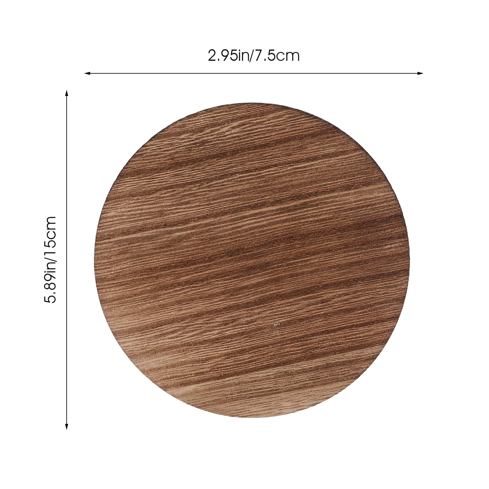 5 قطعة شرائح الخشب الطبيعي متعددة الوظائف لحامل عرض الحرف اليدوية والوقايات حامل عرض شرائح الخشب طويلة الأمد #2