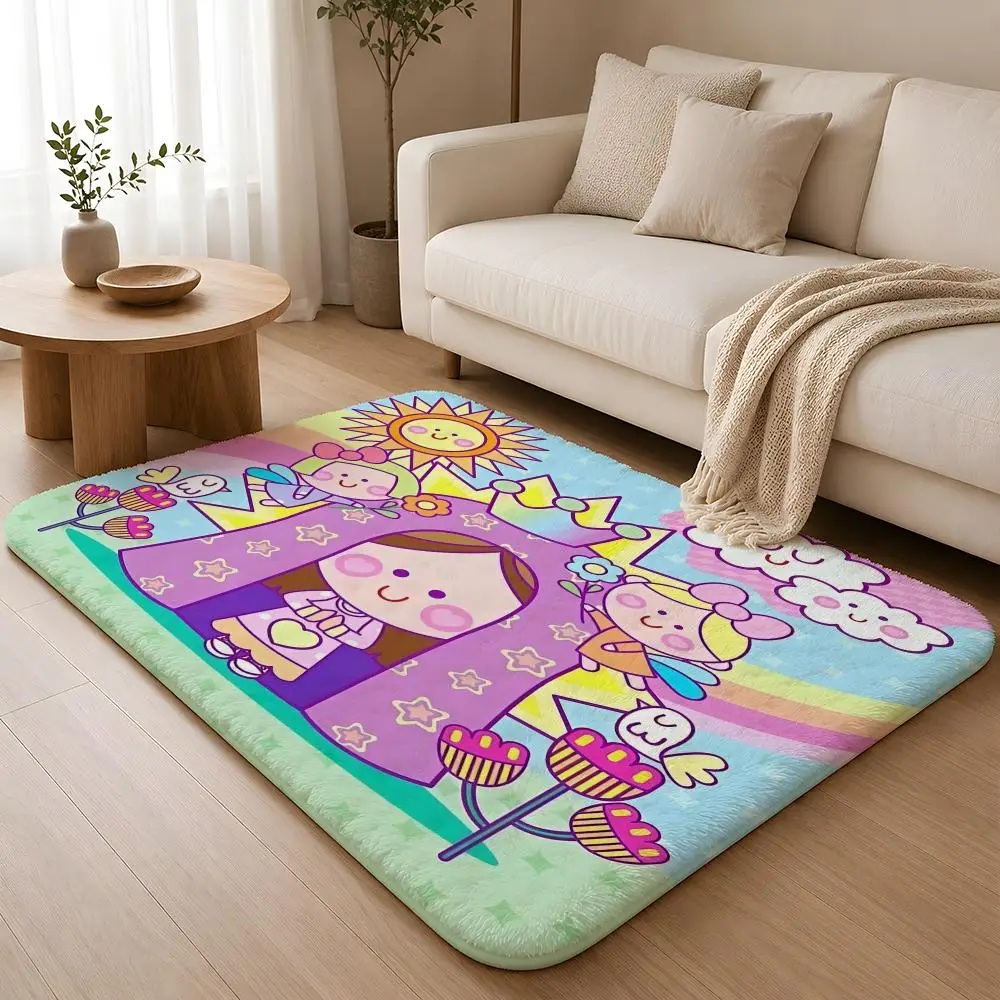 Virgin Mary Art Floor Mat Flannel Rug Non Slip Absorbent Soft Washable For Entryway Hallway Bathroom Kitchen Decor