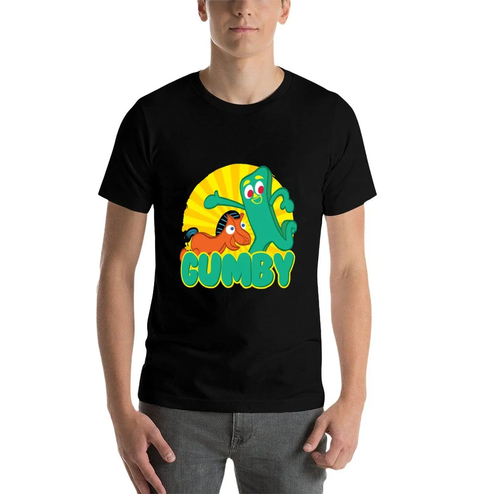 

Gumby T-Shirt man t shirt cotton high quality t shirts designer t shirts for man graphic vintage T-Shirt