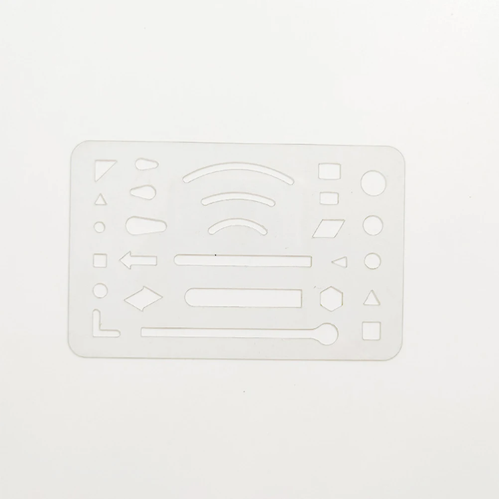 

3 Pcs Plastic Wipe Pictures Drawing Erasing Tools Building Templates Drafting Eraser Shield Multipurpose