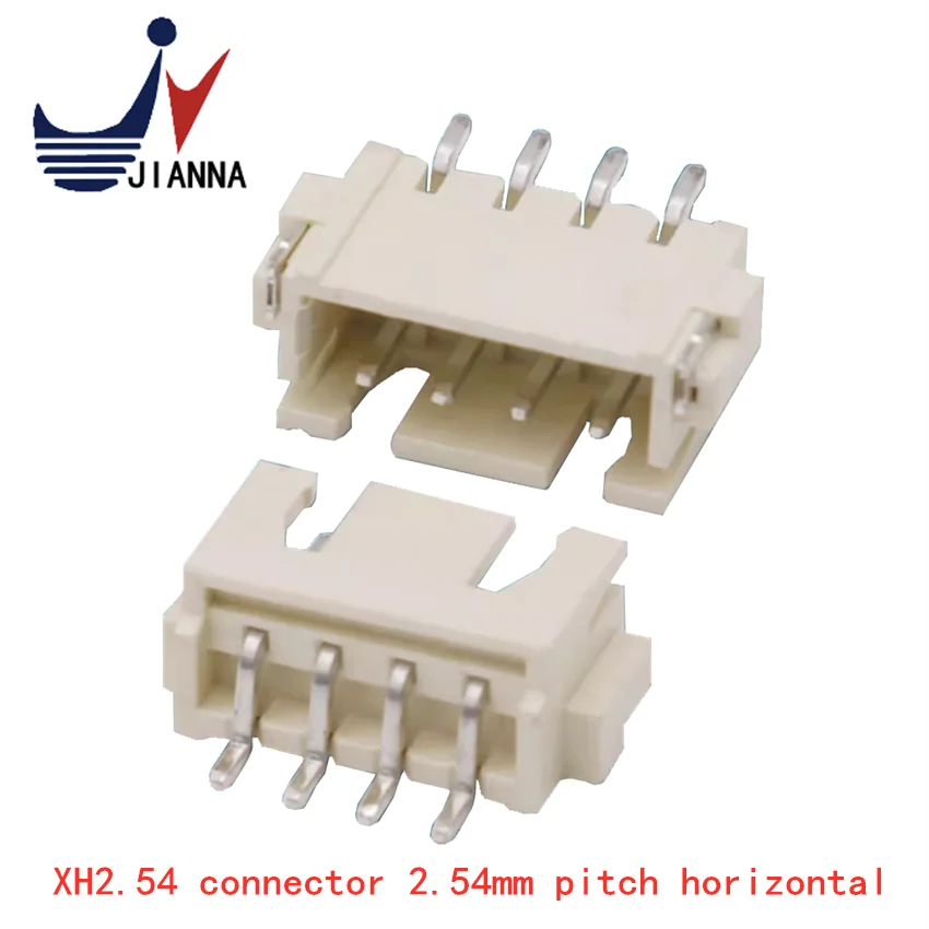 XH2.54 Connector 2.54mm Pitch horizontal SMT high temperature pin base 2P-16P connector socket