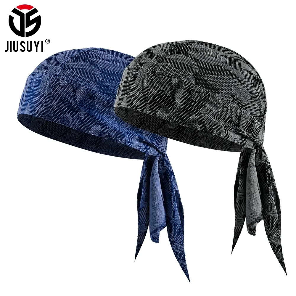 Summer Breathable Running Caps Pirate Hat Outdoor Sport Sun Protection Headscarf Cycling Helmet Liner Quick Dry Beanies Bandana