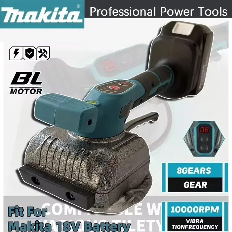 

Makita Tile Vibration Leveling Machine 5-SPEED Adjustable Cordless Tile Installation Tool Wall Floor Power Tool For 18V Battery