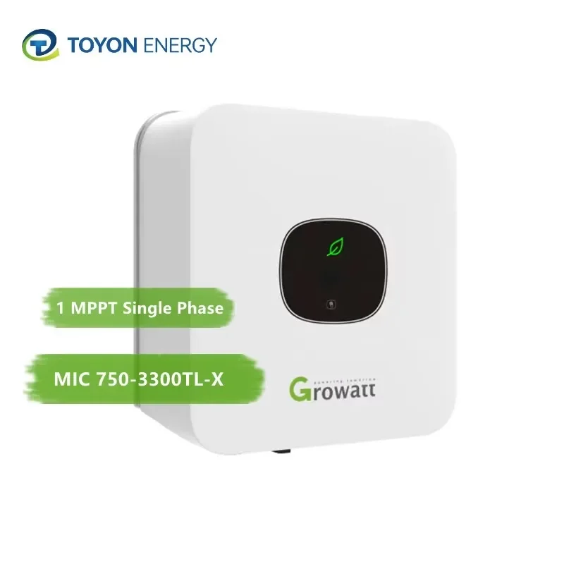 Disponibile Growatt Eu Versione MIC_2000TL-X inverter solare fotovoltaico domestico monofase su rete