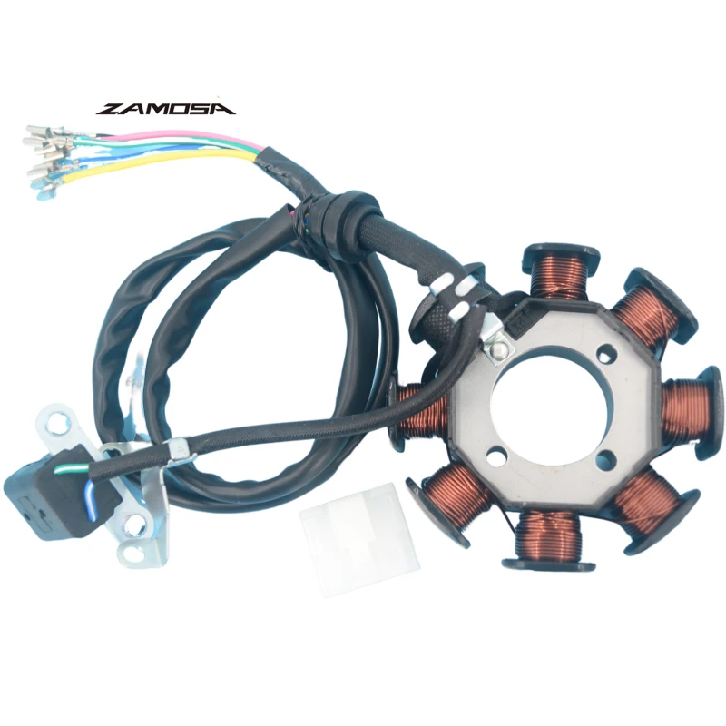 Estator Stator Coil FT125 FT150 CG125 CG150 FT 125 150 Magneto Stator Coil 8 COILS AC Stator Pecas De Moto Estator De Moto