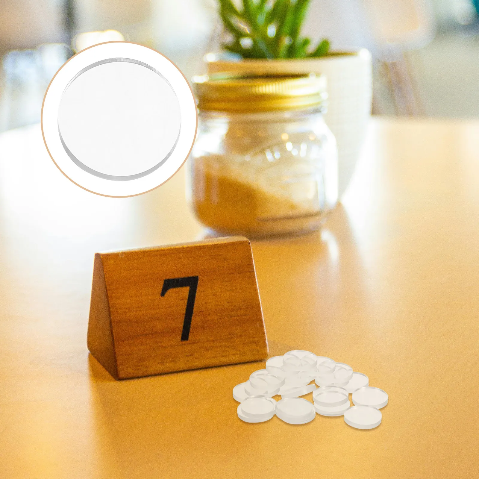 25Pcs Clear Glass Tabletop Anti Slip Pads Silicone Bumper Spacers Non Adhesive Furniture Protectors Cushion Stoppers for Desk