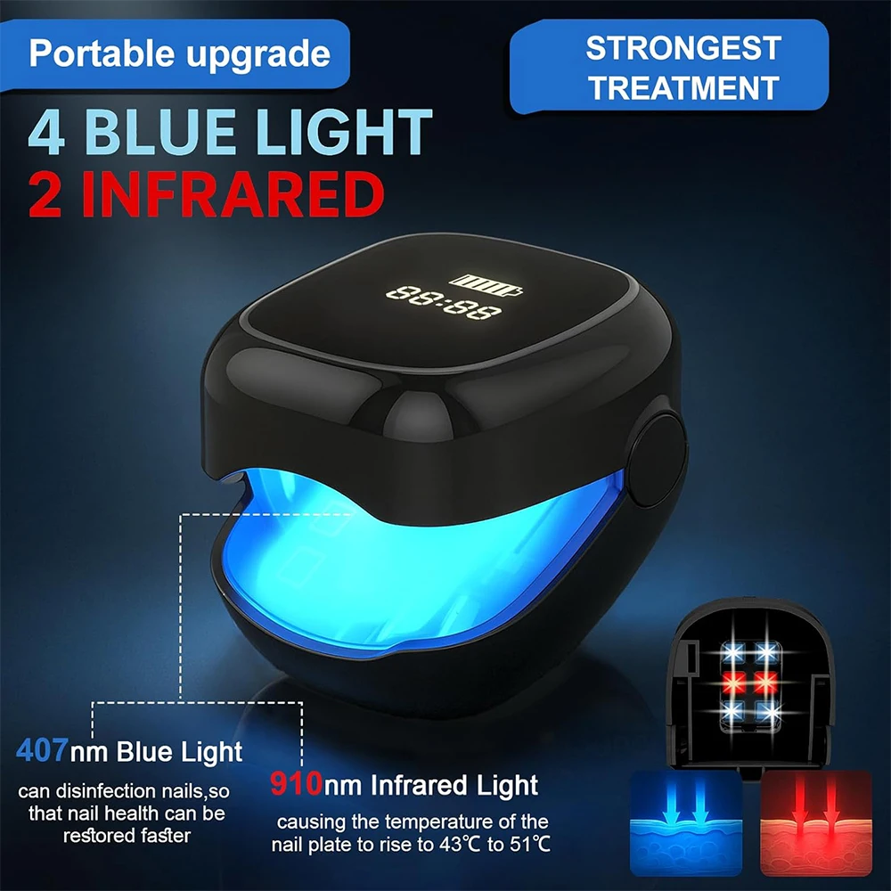 Nail Fungus Laser Treatment Device Fingernail Fungus Treat Onychomycosis Therapy Effectively Remove Onychomycosis Grow Toe Nail