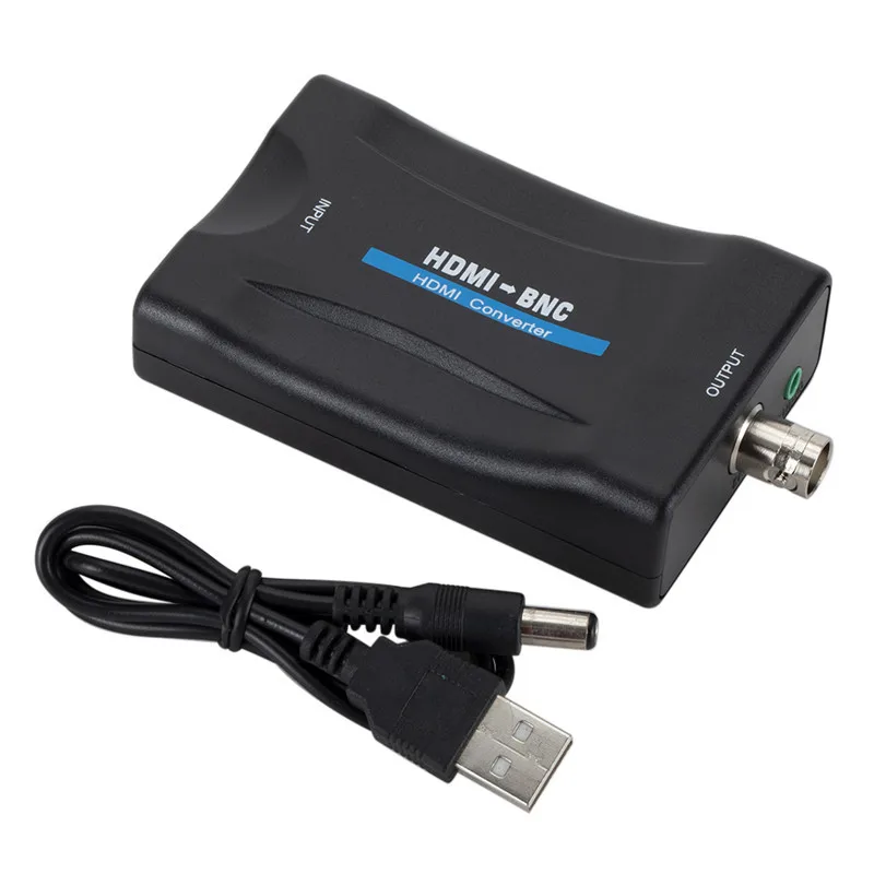 HDMI To BNC Video Audio Converter Adapter Compatible PAL/NTSC with USB Power Cord - Image 6