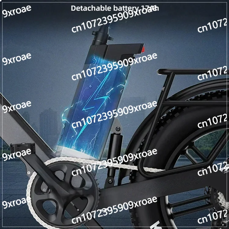 Commuting  Lightweight Battery Electric Bike Mountain Snow Bike Lithium Battery Helps Men and Women with Variable Speed