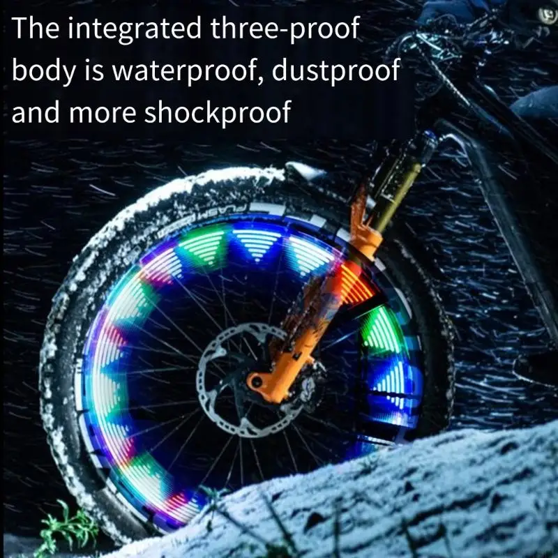 M5TC Automatic Color Changes LED Wheel Light Multicolor LED Bike Wheel Light