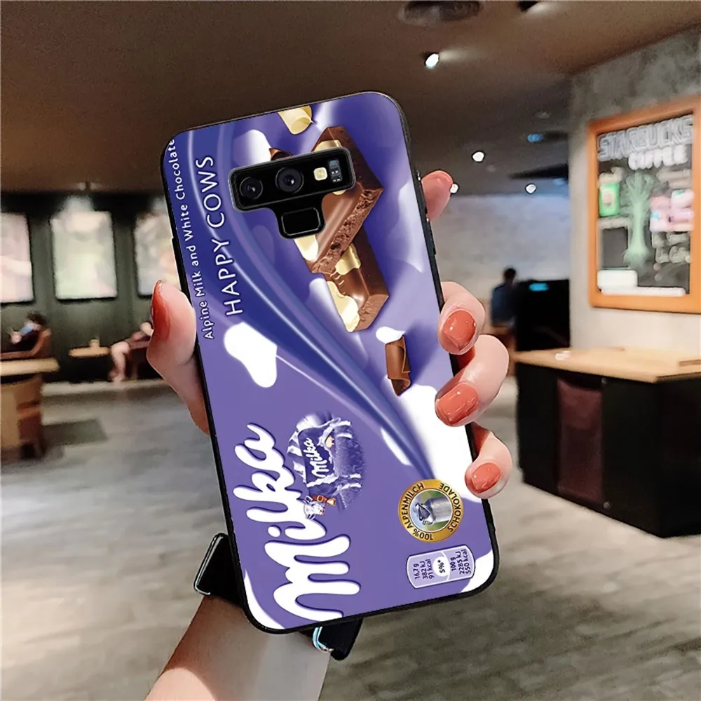 Chocolate Milka Box Phone Case For Samsung Note 8 9 10 20 pro plus lite M 10 11 20 30 21 31 51 A 21 22 42 02 03