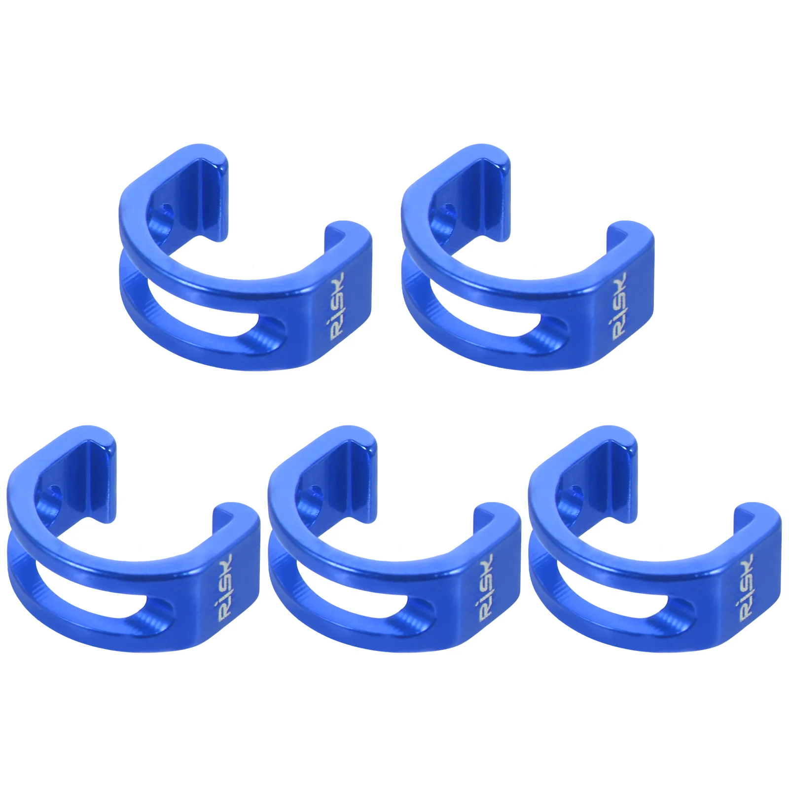 5 Pcs Brake Line Clamps C Shaped Cable Guides Tubing Clips Strong Anti Rust Waterproof Road Bike Frame