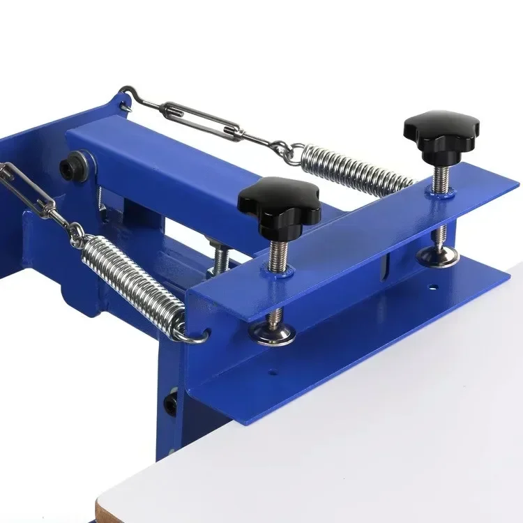 54X45CM 1 Station Silk Screening Screenprint  Press Screen Printing Machine Adjustable Tension for T-Shirts DIY