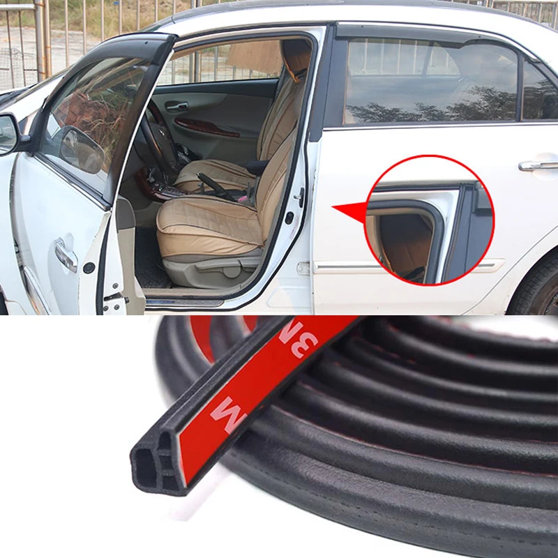 Anti-colisão porta do carro tiras de vedação de borracha tronco isolamento sadio enchimentos selantes weatherstrip para mg 4 chery omoda byd bmw