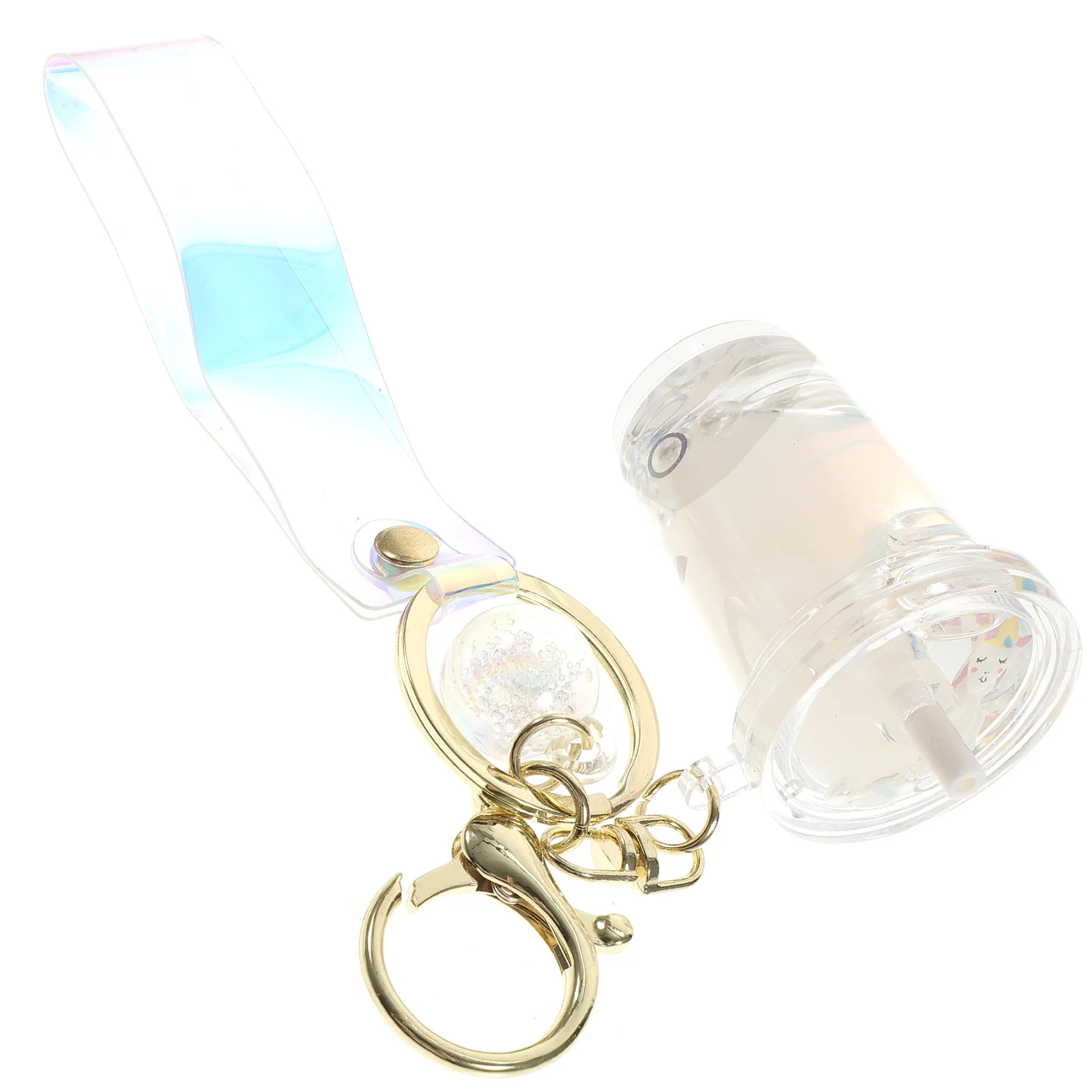 1 قطعة حامل سلسلة المفاتيح السائل الرمال المتحركة حلقة رئيسية حامل لحقيبة سلسلة المفاتيح سيارة الهاتف ديكور الإبداعية قلادة الموضة الإكسسوارات #4