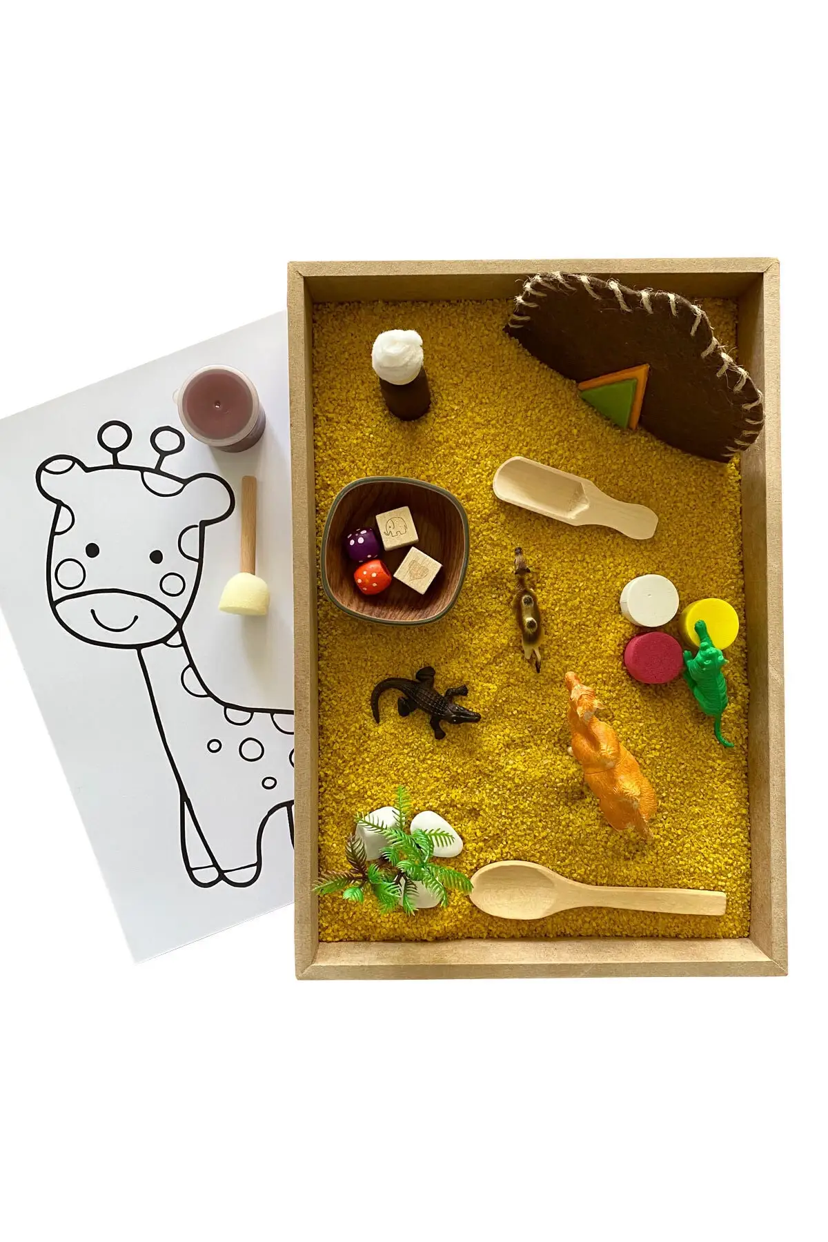 Mainan Kayu Pendidikan-Set Aktivitas Montessori