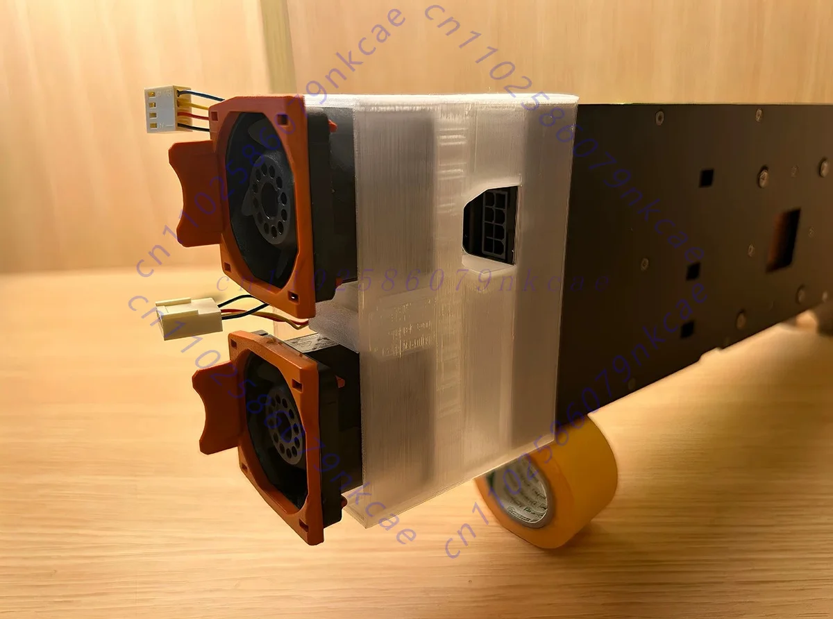 For NVIDIA Tesla V100S P100 P40 M40 Graphics Card Dual 4CM High‑Speed Cooling Fan Assembly