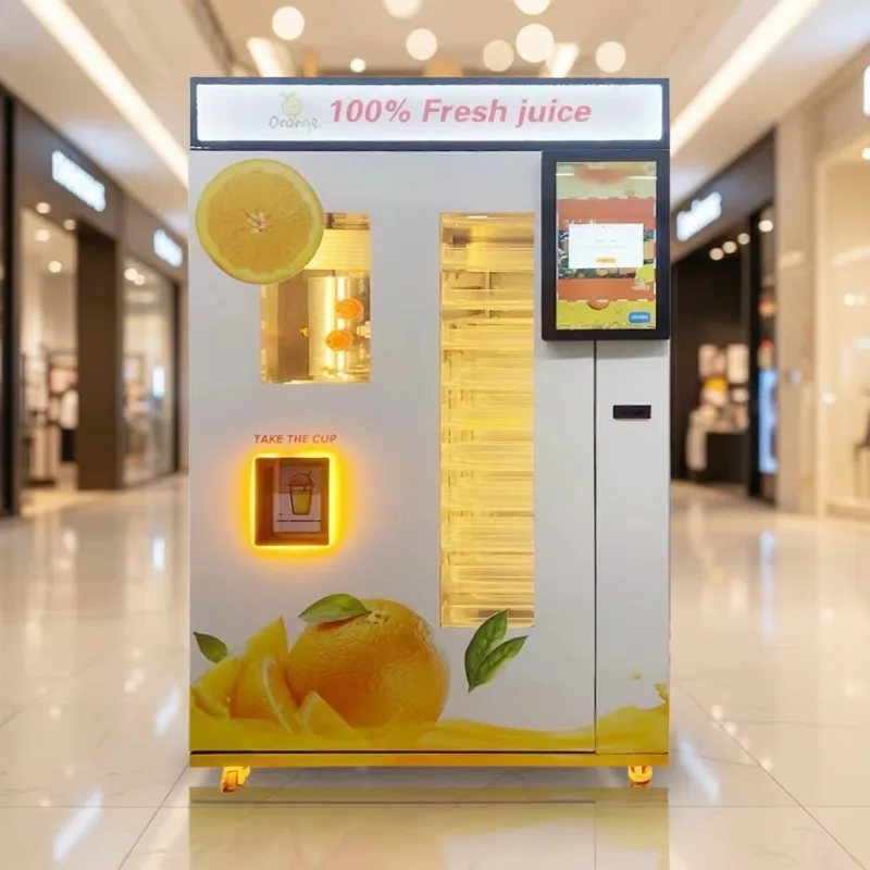Custom 24-Hour Automatic Vending Low-Sugar Organic Smoothie Machine with SDK Function