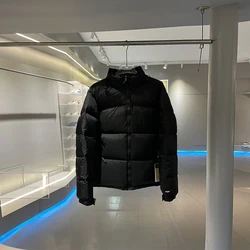 Classic 1996 Logo Embroidery Down Jacket Men Women Streetwear HipHop White Duck Down Coat Men Down Jackets Winter Coat