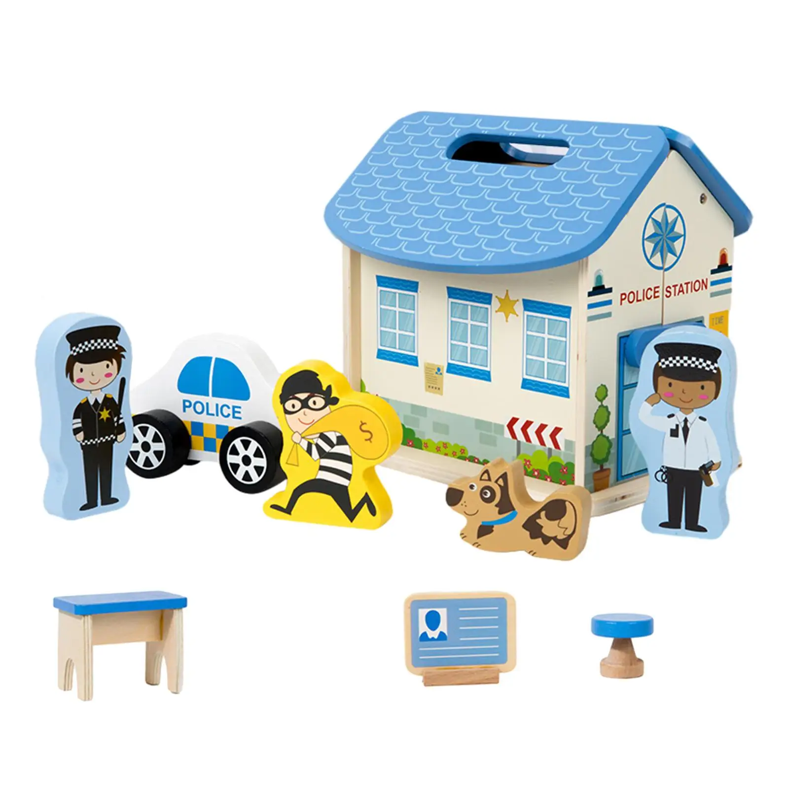 Miniature Puzzle House Buildings Fun 3D Wooden Puzzle for Boys Teens Girls
