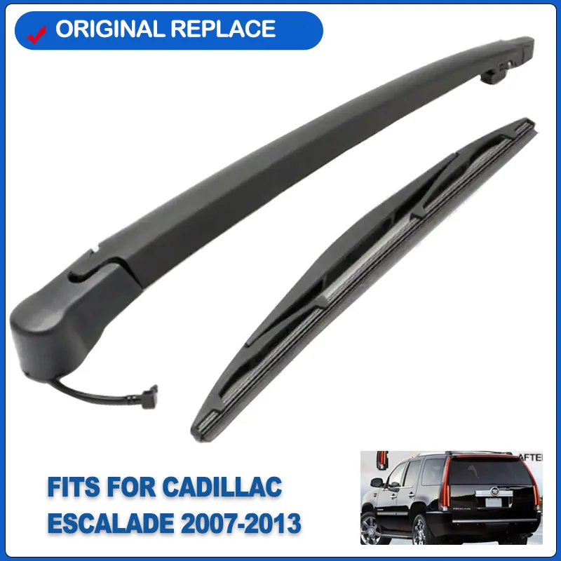 Rear Windshield Wiper Arm & Blade For Cadillac Escalade 07-13 Chevrolet Tahoe Suburban 2007 2008 09-2013