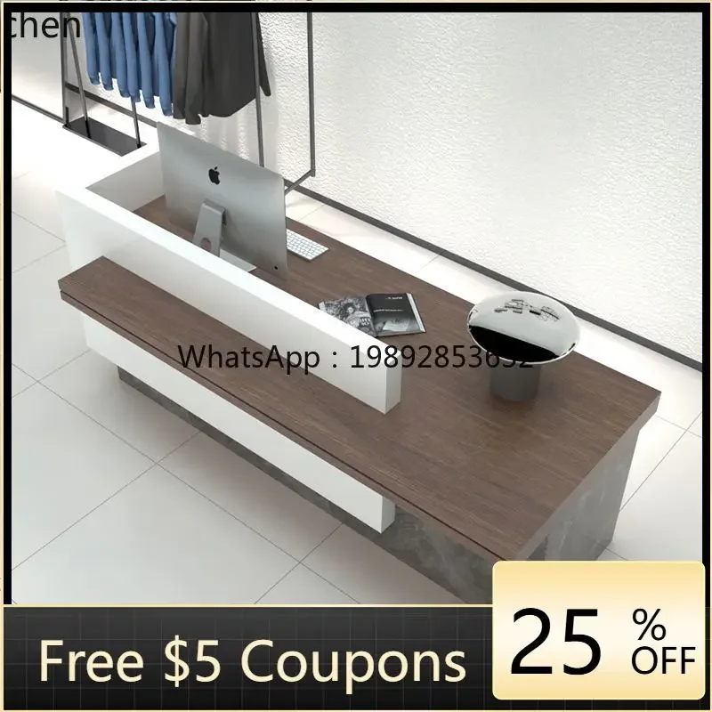 b5+ front desk checkout page Clothing store Simple modern counter Small shop Barber shop Reception