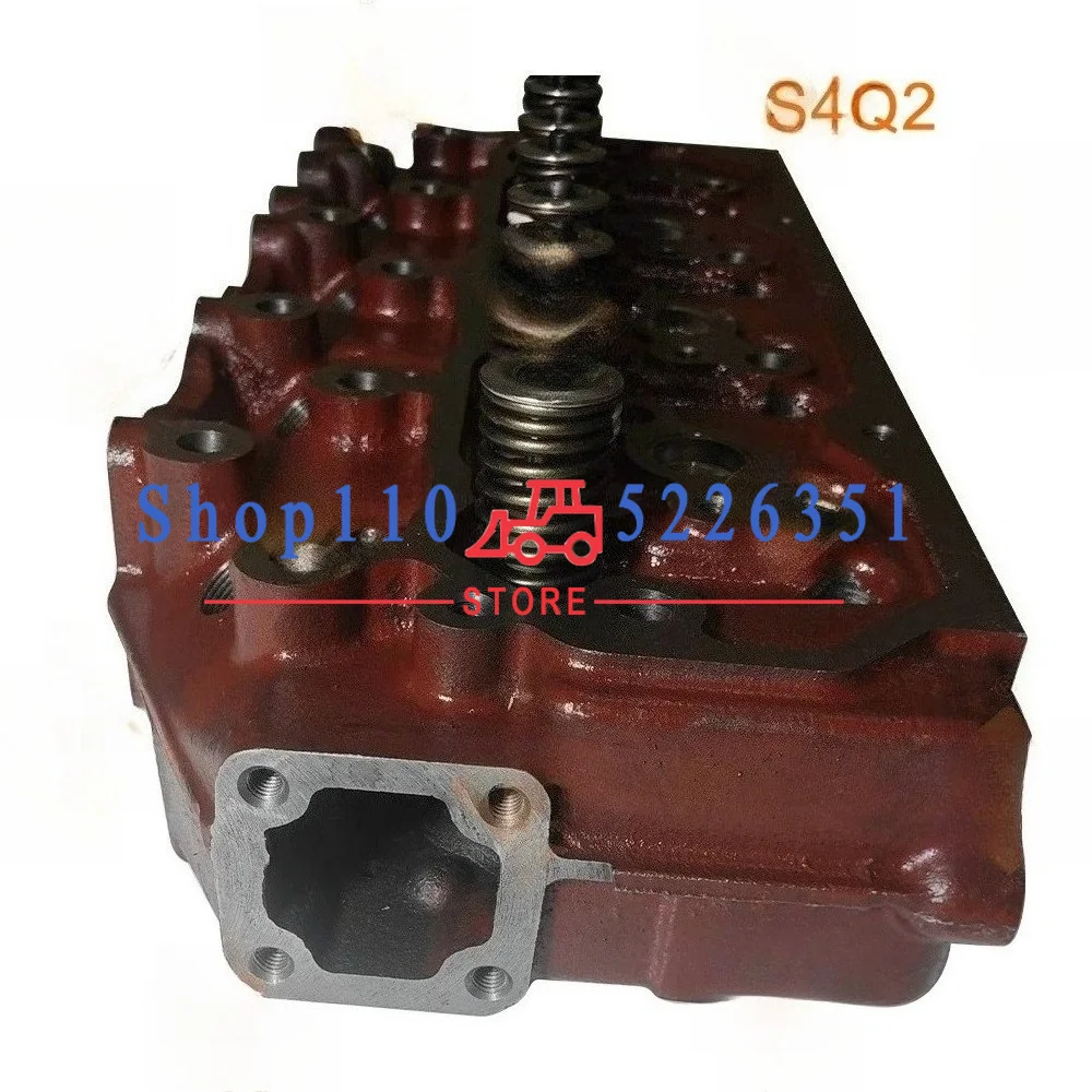 

S4Q2 Cylinder Head With Valve Engine Forklift Overhaul Rebuild Kit