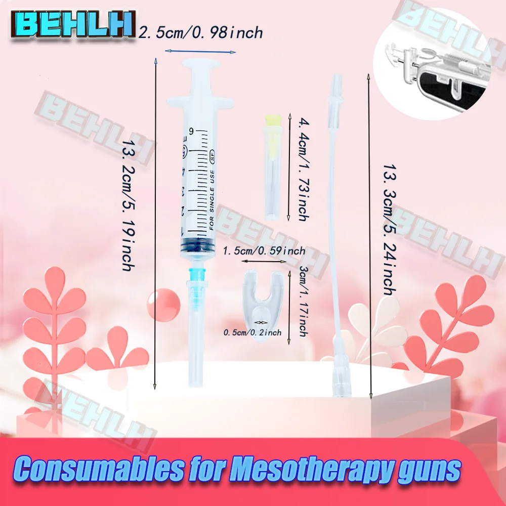 

Disposable Catheter Plastic presser foot Suitable For Mesotherapy Gun Beauty Equipment Accessories