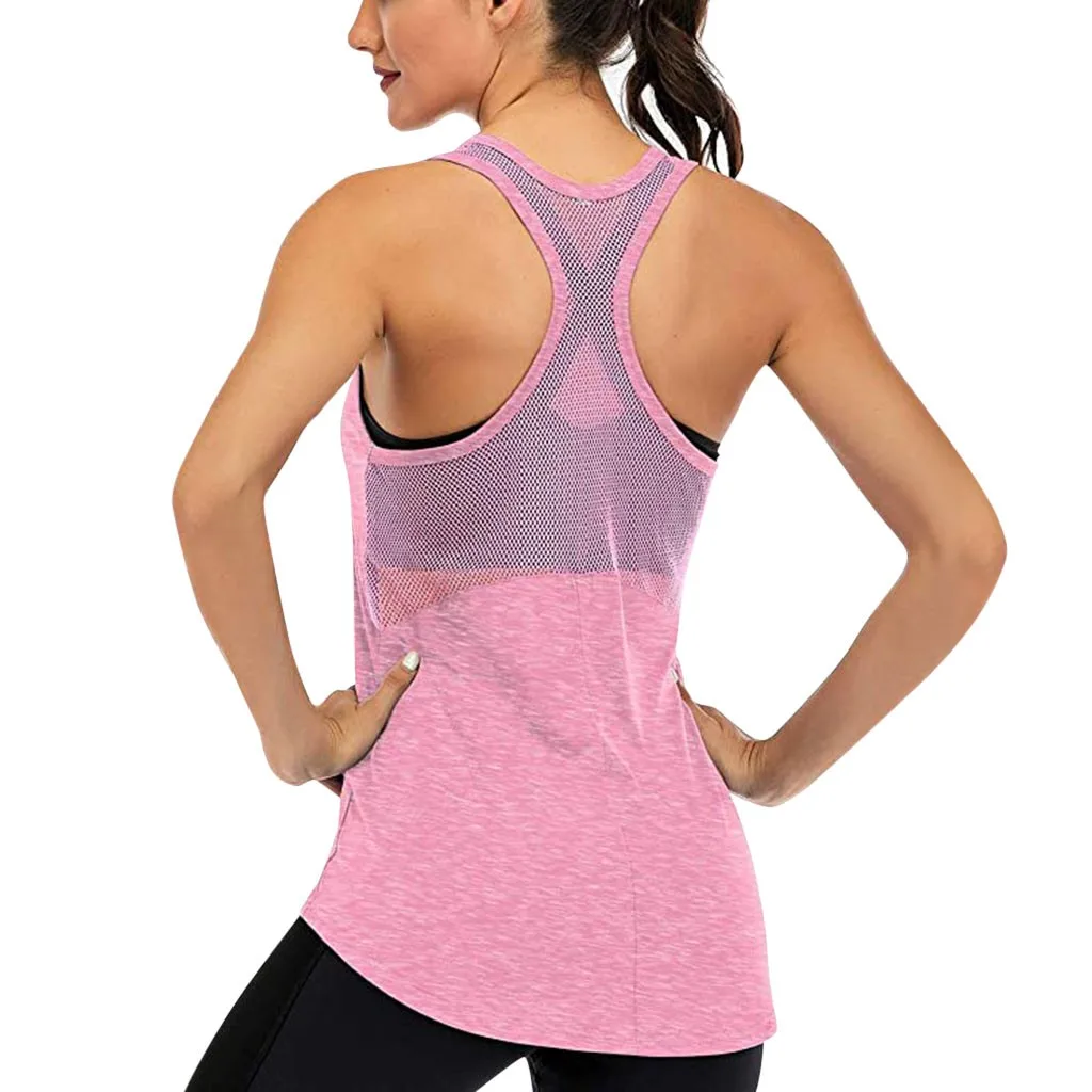 Maglietta da Yoga maglietta da donna di nuovo stile maglietta da Fitness allentata gilet da donna senza maniche maglietta sportiva ad asciugatura